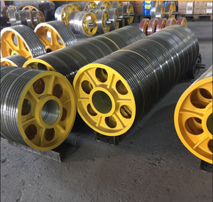 Pabrik <span class=keywords><strong>Elevator</strong></span> dengan Pulley <span class=keywords><strong>Sheave</strong></span> Besi Cor - Product Image 4