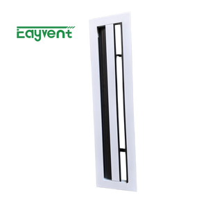Difusor Lineal de Aluminio Extruido Impermeable, Rejilla de Ventilación Ajustable Tipo Garra, Rejillas de Ventilación de Techo para HVAC en Edificios - Product Image 1