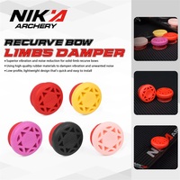 Amortisseur en caoutchouc Nika Archery pour branches d'arc recurve – Réduction des vibrations et absorption des chocs