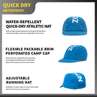 Gorras de Ciclismo Personalizadas, Flexibles, Plegables, con Visera, Gorra de Campamento, Gorra de Running con Logotipo Impreso, Gorra Elástica para Ciclismo