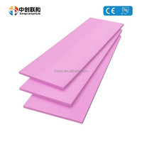 Panneau en mousse extrudée XPS imperméable haute densité rose, densité élevée 40-60 kg/m³, structure à cellules fermées, mousse isolante XPS
