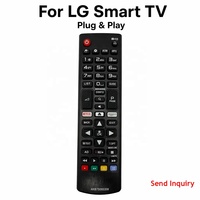 Télécommande d'usine OEM ODM RCU AKB75095308 pour téléviseurs 32LJ610V 43UJ6309 49UJ6309 60UJ6309 65UJ6309 43LJ614V 43UJ6307 55UJ6307