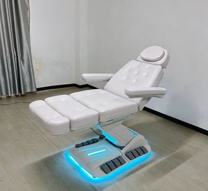 Table de massage électrique à 4 moteurs, chaise médicale esthétique, lit de beauté pour spa, podologie, médecins - Product Image 1