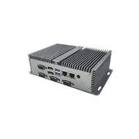 Ordinateur industriel embarqué EVUC Intel J6412, triple écran, DP Type-C, 4 ports COM, prise en charge du Wi-Fi 4G/5G, tension large, mini PC sans ventilateur
