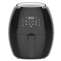 Friteuse à air électrique domestique à panier unique, avec écran LCD numérique à commande tactile, revêtement antiadhésif, en plastique, modèle 267106, la plus vendue