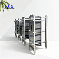 Échangeur de chaleur à plaques SS304/SS316L pour distillerie, équipement expérimental détachable pour boissons, économie d'énergie, haute performance thermique