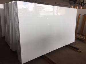 BOTON STONE Pierre Artificielle Moderne Poli Pur Perle Comptoir <span class=keywords><strong>De</strong></span> Cuisine Table Vanity Top <span class=keywords><strong>Dalle</strong></span> <span class=keywords><strong>De</strong></span> Quartz Blanc - Product Image 6