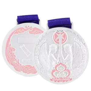 Bán buôn tùy chỉnh thiết kế cá nhân Chiêm Tinh chủ đề Gemini thể thao Huy chương trực tuyến Marathon huy chương lưu niệm Ribbon huy chương