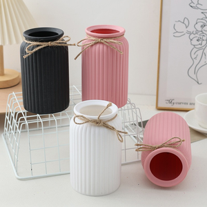 Fleid Contemporary <b>Plastic</b> Floor Vase-Lightweight Durable Wide Mouth Unbreakable Eco-Friendly Fade Resistant Reusable Home - Product Image 4