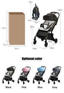 <span class=keywords><strong>Poussette</strong></span> de voyage pour bébé personnalisée, professionnelle, multifonctionnelle, légère et confortable - Product Image 6