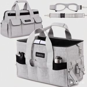 Free sample <b>Gardening</b> Tote <b>Bag</b> Deluxe Garden Tool Storage <b>Bag</b> Wear-resistant Reusable Home Organizer with Pockets - Product Image 5