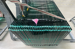 Verre trempé transparent pour porte de douche avec nettoyage facile pour salles de bains modernes - Product Image 2