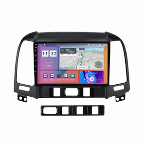 Voice Control Android Car Multimedia Player For Hyundai Santa Fe 2006-2012 Car Radio 1280*720 IPS+DSP Car Video