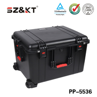 Valise trolley en plastique rigide, étanche IP67, anti-poussière, antichoc, pour protection précise des instruments lourds, avec mousse, vente en gros usine