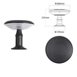 5W Modern Garden LED Pillar Lamp IP65 Waterproof Outdoor Solar Powered Main Gate Door Light Villa Courtyard Post Pillar Fence - Product Image 5