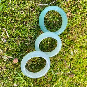 خاتم كريستال من الأحجار الكريمة الطبيعية 18-20 ملم، قلادة خواتم من حجر كريستال أصلي فردي للأقراط والمجوهرات للجنسين والرجال - Product Image 5