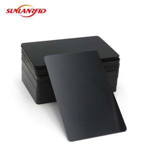 カスタマイズされた高級CR80サイズ13.56MHzオールブラックスマートNFCカード - Product Image 1