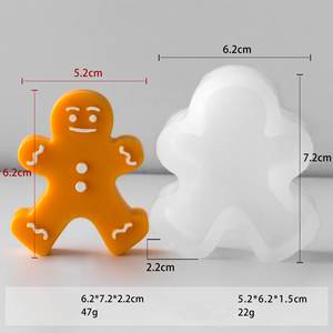 Candele Aromaterapiche a Forma di Albero di Natale in Silicone, Blocchi di Gesso Espanso Fai-da-Te, Sapone Artigianale, Blocchi di Ghiaccio, Albero di Pino - Product Image 4