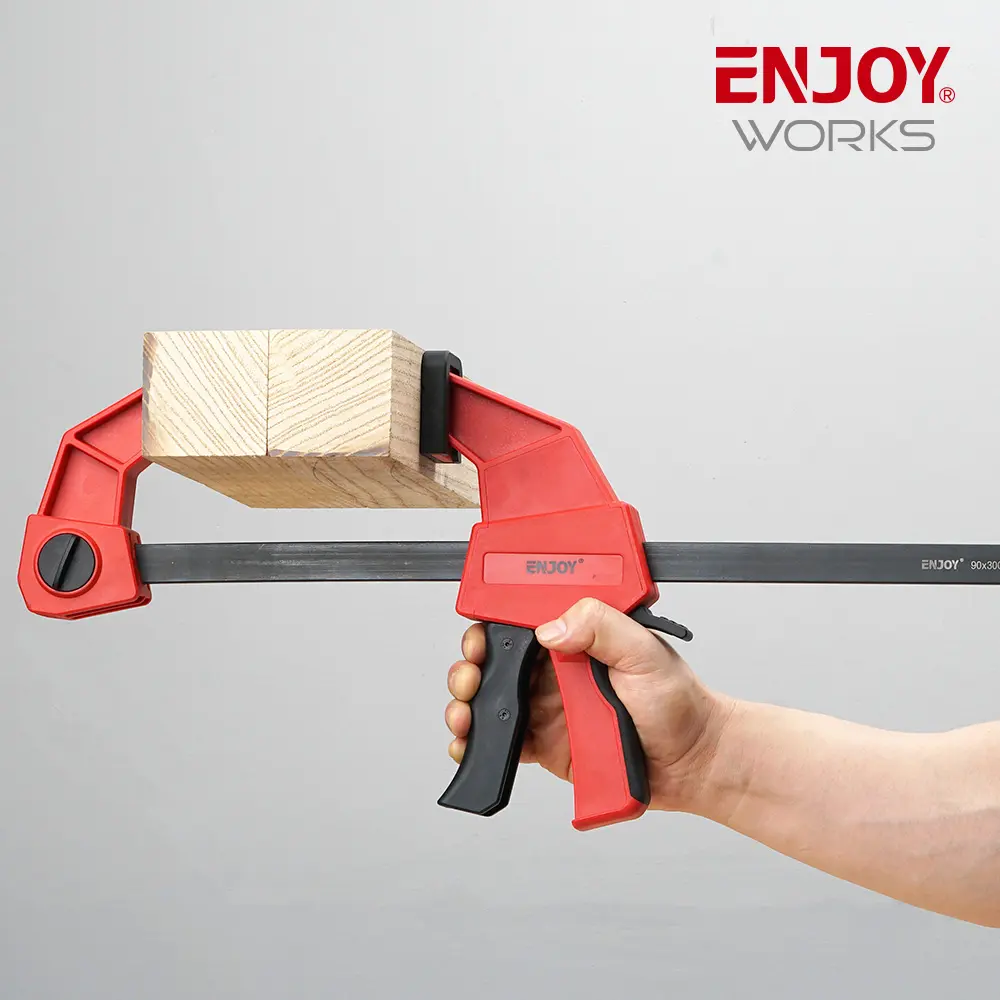 ENJOYWORKS-Clip de liberación rápida para carpintería, abrazadera de barra de nailon de alta resistencia, interno y externo