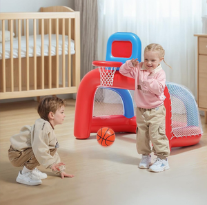 Wholesale PVC Inflatable Soccer Goal Game Outdoor Kids Pool Toys <b>Ball</b> Gate Game Frame Set - Product Image 4