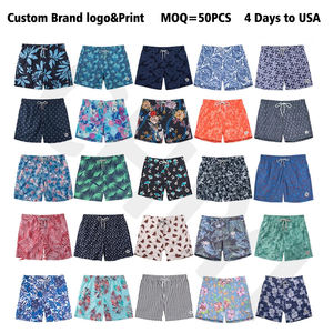 กางเกงว่ายน้ำของผู้ชายกางเกงชายหาดแฟชั่นยืดแห้งเร็วกางเกงขาสั้นแบบสั่งทำ - Product Image 2