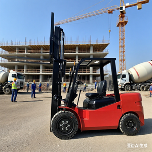 Puissant 2.5 tonnes 3 tonnes 4 tonnes hors route chariot élévateur à Combustion interne chariot élévateur à essence chariot élévateur diesel pour travaux lourds - Product Image 1