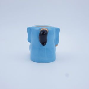 Maceta de cerámica con forma de genio, maceta decorativa bonita, maceta colorida creativa para oficina o casa - Product Image 3