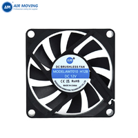 Ventilateur de refroidissement DC 5/12V à faible bruit AM7010H12B 70x70x10mm, micro-ventilateur axial 70mm pour nouvelles énergies, certifié CE RoHS
