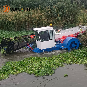 Barco <span class=keywords><strong>de</strong></span> Limpieza Anfibio Automático con Casco <span class=keywords><strong>de</strong></span> Acero para Recoger Basura en Ríos Pequeños, Máquina <span class=keywords><strong>de</strong></span> Limpieza <span class=keywords><strong>de</strong></span> Ríos en Venta - Product Image 5