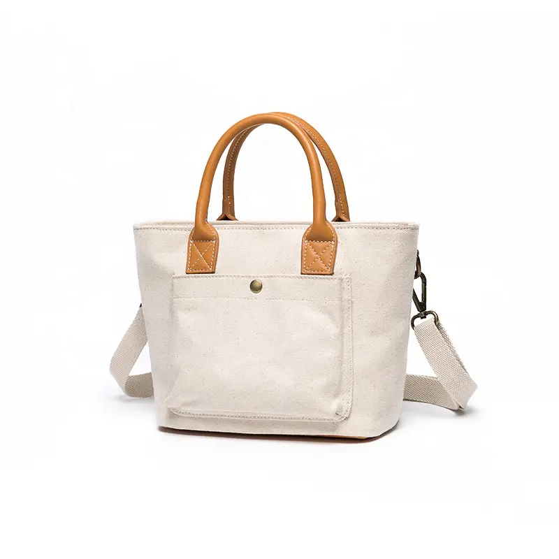 Canvas bag handbag 2023 new Korean version of the tide fashion female wild shoulder bag Messenger bag