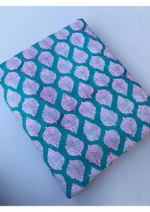 Manufacturer Hand Block Print 100% Cotton Lightweight Floral Soft Anti-Static Fabric for Women <b>Dress</b> Material at Low Cost OEM - Product Image 3