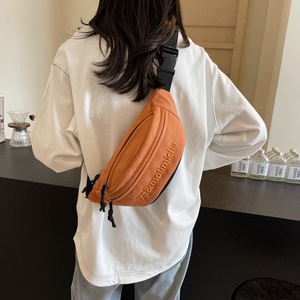 Molimicha Women's Chest Bag Caramel Water Resistant Zipper Closure Cycling Everyday Use Single Strap Summer 2024 - Product Image 2