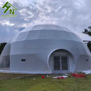 20m可拆卸聚氯乙烯圆顶帐篷，用于汽车贸易展览会租赁，工厂批发价