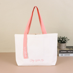 Bolsas de Compras de Lona de Gran Capacidad con Impresión Personalizada Promocional, Bolsas de Mano de Algodón Náuticas para Mujer - Product Image 6