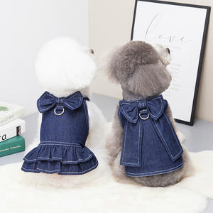 Ropa Nueva para Perros y Gatos, Falda Vaquera de Moda para Mascotas, Ropa para Cachorros Pequeños - Product Image 1