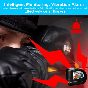 <span class=keywords><strong>Candado</strong></span> <span class=keywords><strong>de</strong></span> <span class=keywords><strong>Disco</strong></span> para Motocicleta sin Llave <span class=keywords><strong>de</strong></span> Marca Privada, Antirrobo, Inteligente, Impermeable, <span class=keywords><strong>con</strong></span> Aplicación para Teléfono Móvil, Aleación <span class=keywords><strong>de</strong></span> Zinc, <span class=keywords><strong>Alarma</strong></span> <span class=keywords><strong>de</strong></span> 110dB - Product Image 4