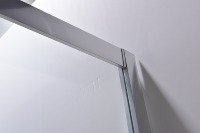 Cabine de douche coulissante incurvée en verre trempé transparent, design unique, prix usine, vente chaude, cabine de douche