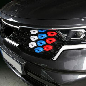 Grille de capot avant WZXD, couvercle de tuning, 3 couleurs, rouge, bleu, gris clair, accessoires décoratifs pour 2021 2022 - Product Image 2