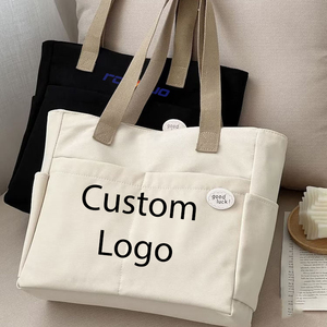 Ranguo <span class=keywords><strong>2026</strong></span>新款时尚环保大容量帆布手提包定制徽标耐用旅行购物多色促销 - Product Image 2