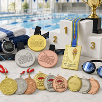 Medalla de Graduación Escolar Personalizada, Premio de Excelencia Académica, Logotipo Grabado para Estudiantes, Venta al por Mayor de Fábrica, Pedidos al por Mayor