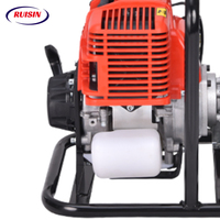 Pompe à eau à moteur essence 4 temps RUISIN RS139F 31cc avec structure à billes, moteur en cuivre, capacité 1020 L/min, 0,9 kW, aspiration 6m