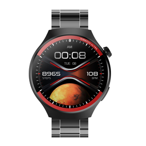 Đồng hồ mới 4 Pro + Đồng hồ thông minh đồng hồ đeo tay thể thao theo dõi thể dục thể thao đồng hồ thông minh cuộc gọi nhạc BT Màn hình tròn cảm ứng đầy đủ HD - Product Image 5