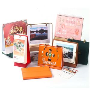 Calendrier personnalisé avec cadre photo, cadeau de bureau, reliure spirale ou agrafée, impression quotidienne et mensuelle, calendrier mural ou de bureau 2026 - Product Image 2