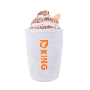 D KING Giocattoli per Cani Ecologici, Robusti e Resistenti, a Forma di Coppa Gelato Sundae e Design Bevanda Caffè Assortito, Morbidi, Sonori e da Masticare, Taglia Piccola - Product Image 2