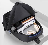 Sac à dos de voyage unisexe personnalisé avec logo, multi-usages, fermeture éclair, sacoche pour ordinateur portable, loisirs, campus, extérieur, en polyester