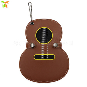 Estuche de cuero bordado para púas, funda de cuero para púas de guitarra, bolsa de accesorios para púas de ukelele. - Product Image 5