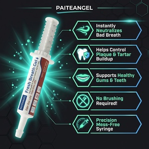 Gel haleine fraîche OEM pour animaux de compagnie – Soin buccal sans brossage, contrôle de la plaque dentaire, seringue pour chiens et chats, marque privée - Product Image 1