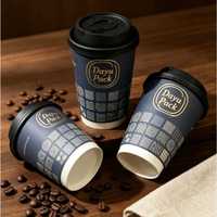 Gobelets en papier PE à double paroi isolés, biodégradables, écologiques, avec feuille d'or, très demandés pour café chaud et vin – Prix bas