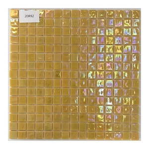 Carreau de mosaïque en verre de cristal de conception moderne pour la solution graphique de caractéristique de parquet d'émail de <span class=keywords><strong>piscine</strong></span> - Product Image 1