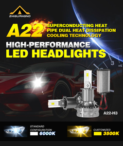 Ampoules LED <span class=keywords><strong>de</strong></span> phare <span class=keywords><strong>de</strong></span> voiture super lumineuses 6000K H4 H7, vente directe d'usine, kits <span class=keywords><strong>de</strong></span> remplacement, faisceau haut/bas, étanches IP68 - Product Image 2